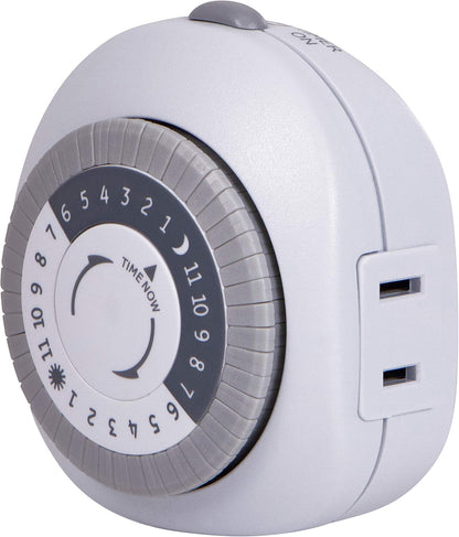 GE 15152 - 24-Hour Indoor Mechanical Outlet Timer