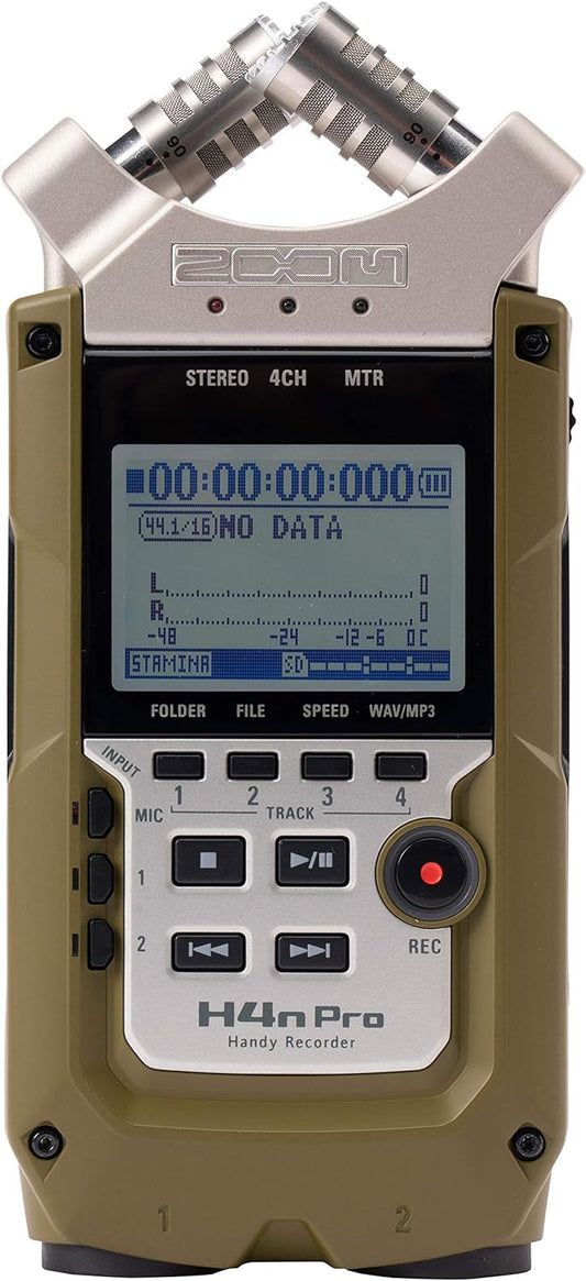 Zoom H4N PRO Handy Recorder (Green)