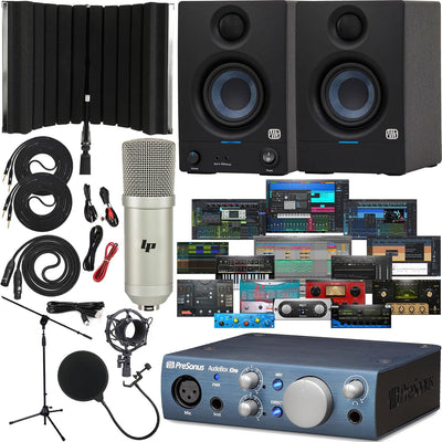 PreSonus AudioBox iOne 2x2 Audio Interface Studio Bundle