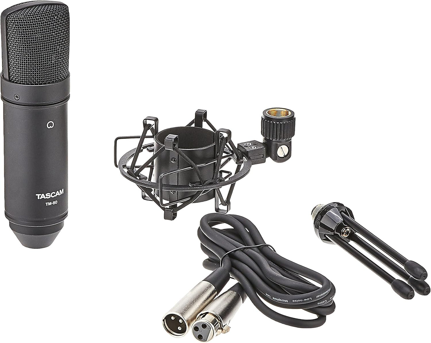 Tascam TM-80B Studio Condenser Microphone Bundle