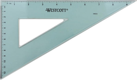 Westcott KT-80 C-Thru Student 30/60/90 Triangle 9.75"