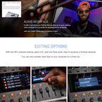 Zoom ZP8 K7 PodTrak P8 Podcast Recorder Bundle