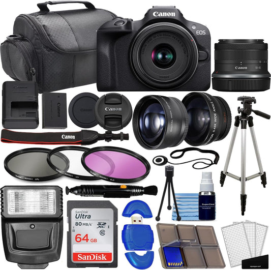 Canon Canon EOS R100 Mirrorless Camera Bundle Renewed