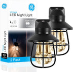GE 38628 Vintage LED Dusk to Dawn Night Light 2-Pack