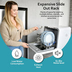 RCA RDW3216 Portable Countertop Dishwasher - Compact Design
