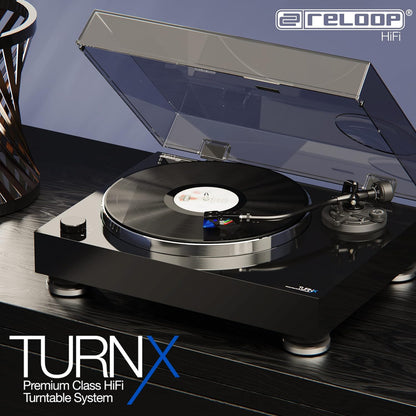 Reloop 244366 Turn X HiFi Turntable - Ortofon 2M Blue