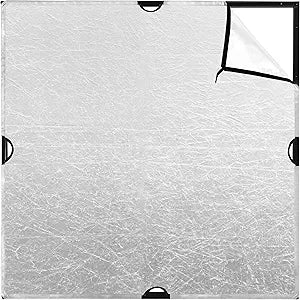 Westcott Scrim Jim Cine 2-in-1 Silver/White Bounce Fabric 4x4 — main product image
