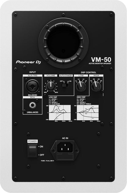 Pioneer DJ VM-50-W 5.25-inch Active Studio Monitor - White