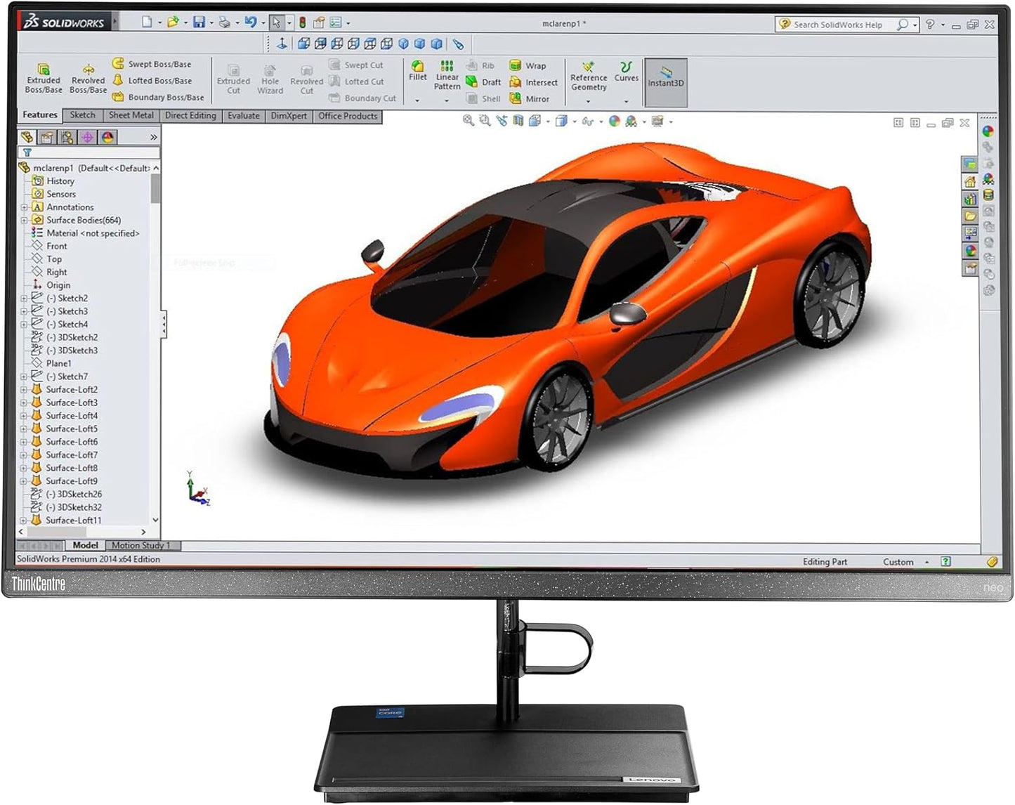 Lenovo Neo30A 27" AIO i5 Desktop, 32GB RAM