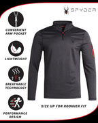 Spyder Active Shirt Men's Quarter Zip Pullover