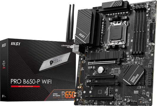 MSI PRO B650-P WiFi ProSeries Motherboard AMD AM5 Renewed