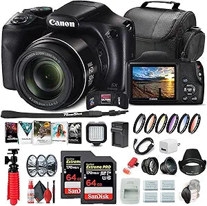 Canon PowerShot SX540 HS Renewed Digital Camera Bundle
