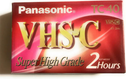 Panasonic TC-40 VHS-C Camcorder Video Tape