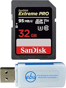 SanDisk 032G_SD_Extreme_Pro_R6 32GB SD Card Bundle