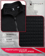 Spyder UPF 30+ Women's Quarter Zip Sweatshirt Fleece