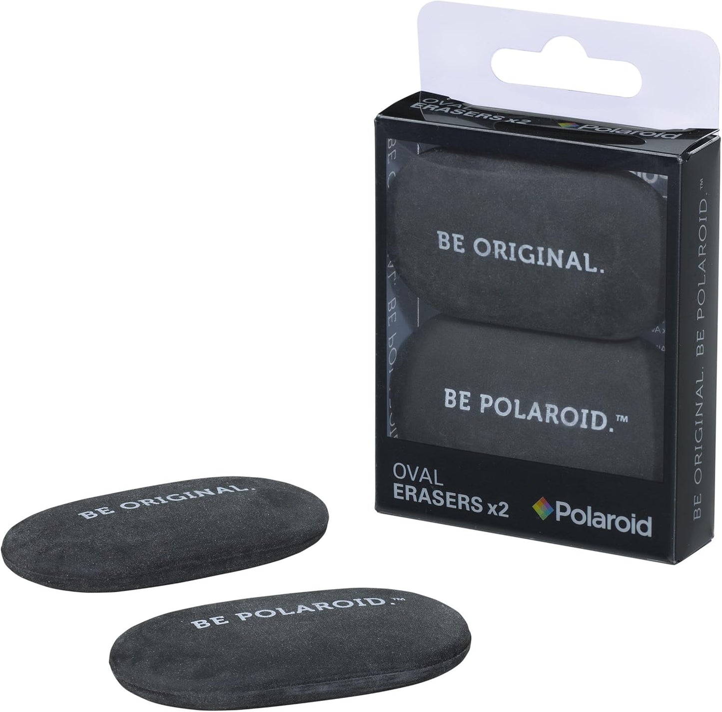 Polaroid POL130 Oval Erasers Set Black