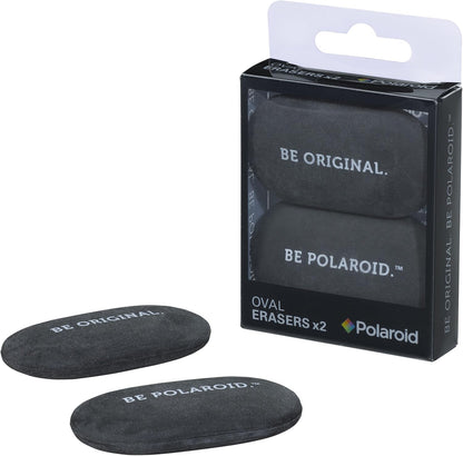 Polaroid POL130 Oval Erasers Set Black