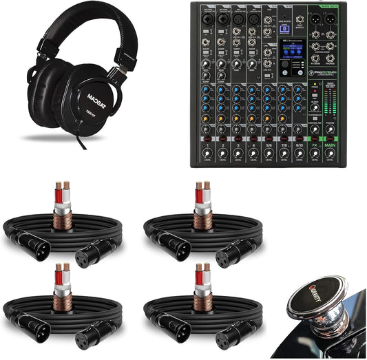 Mackie MK11-CB-6 ProFX10v3+ 10-Channel Mixer Bundle