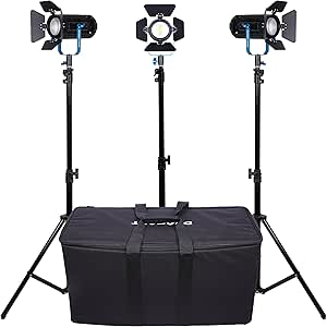 Dracast DRBRPLLK3x400BS BoltRay Plus Bi-Color LED 3-Light Kit