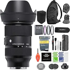 Sigma 24-70mm F2.8 DG DN Art Lens Sony E Bundle