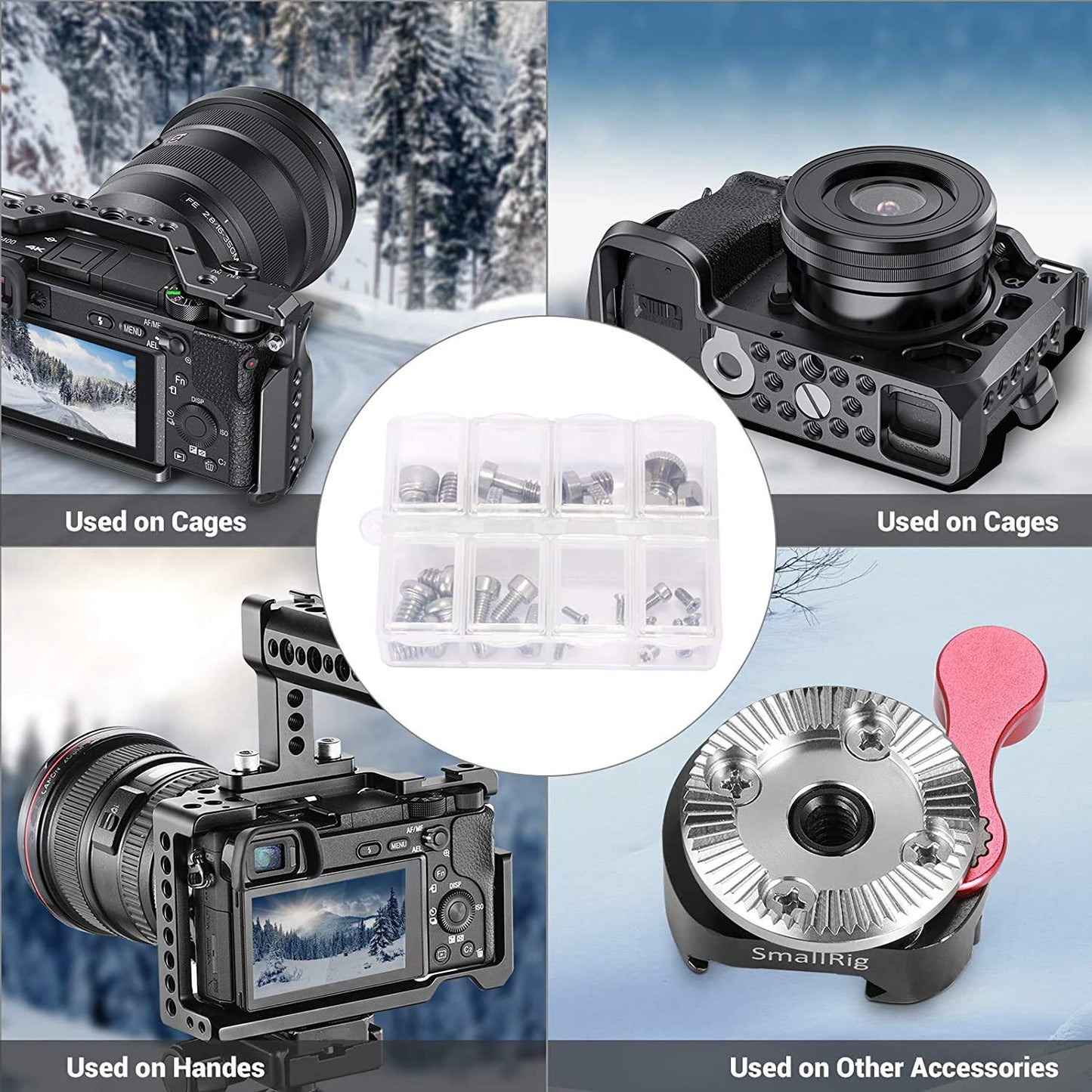 SmallRig AAK2326-CF-FBA-US Camera Screw Set 26 Pcs
