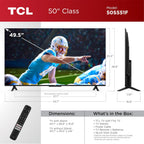 TCL 50S551F 50-Inch 4K LED Smart Fire TV 2024