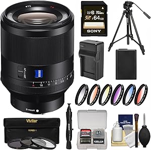 Sony K-94105-01 Alpha E-Mount 50mm f/1.4 Lens Kit