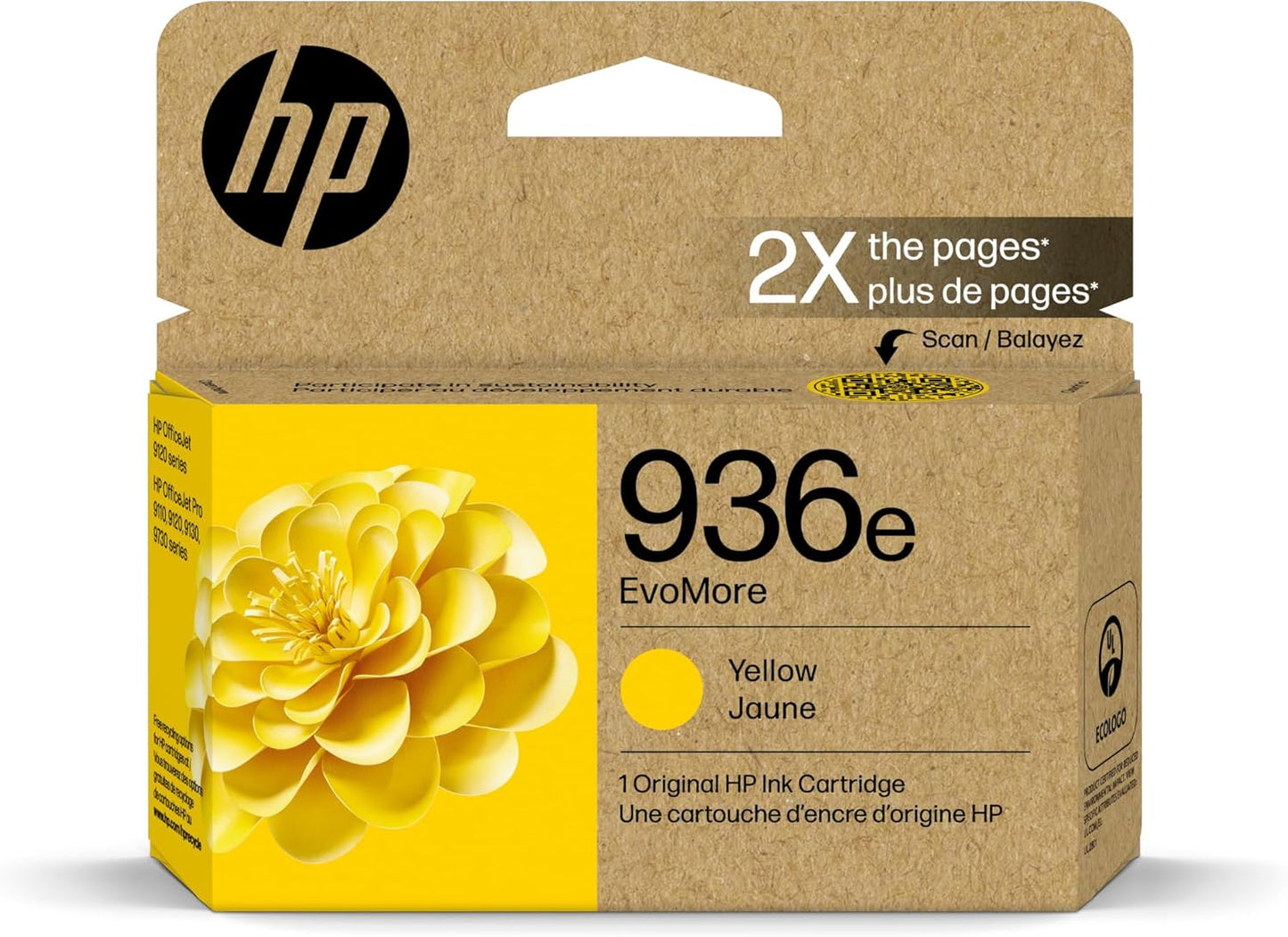 HP 4S6V5LN 936e EvoMore Yellow Ink Cartridge