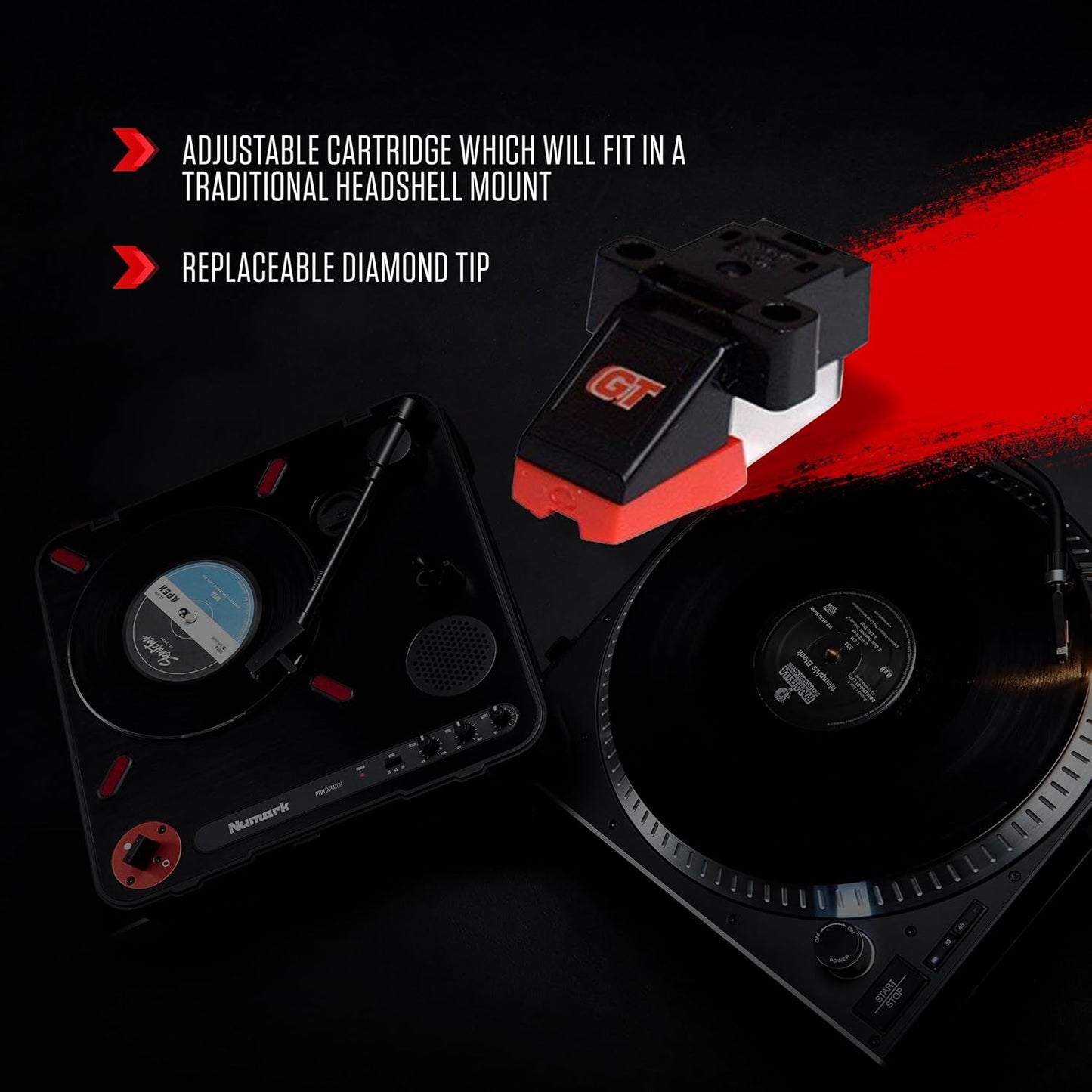 Numark GROOVE TOOL Adjustable DJ Cartridge & Stylus