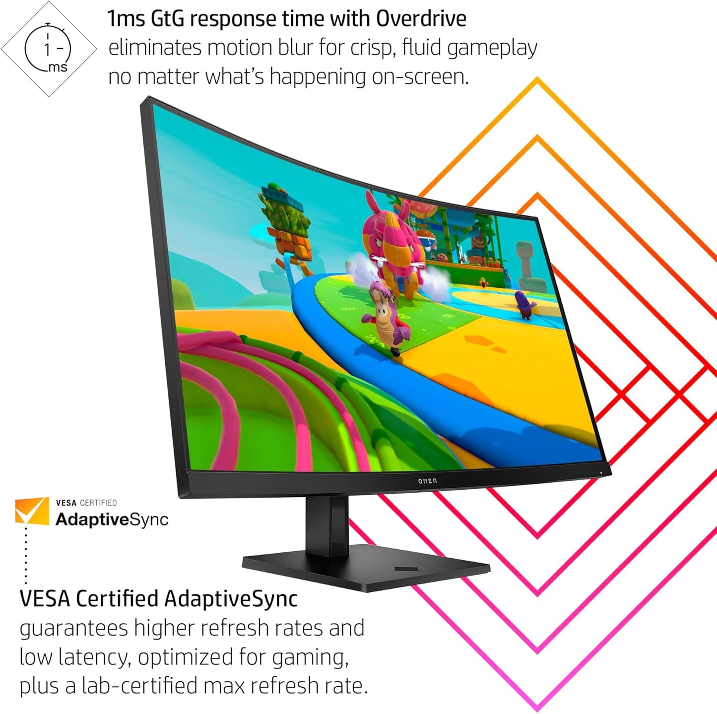 HP OMEN 32c 165Hz QHD Curved Gaming Monitor