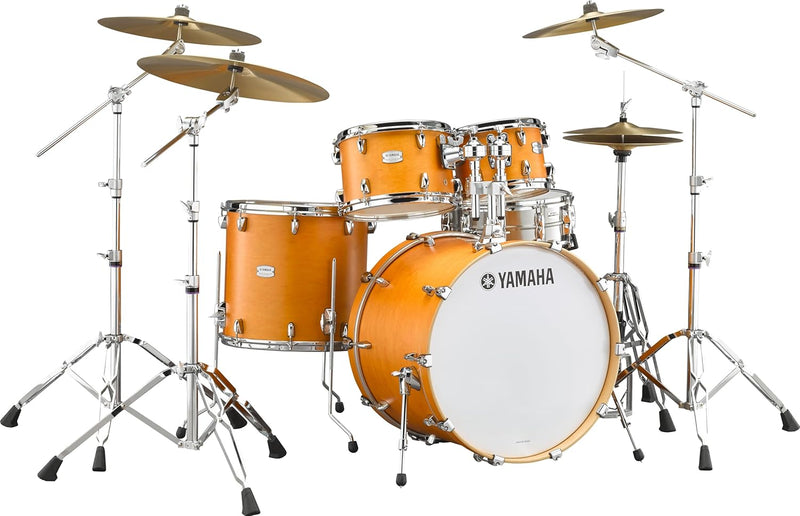Yamaha TMP2F4CRS Tour Custom Maple 4pc Drum Shell Pack Caramel Satin — main product image