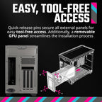 Cooler Master NR200P-MCNN85-SL0 MAX Mini-ITX Case AIO PSU