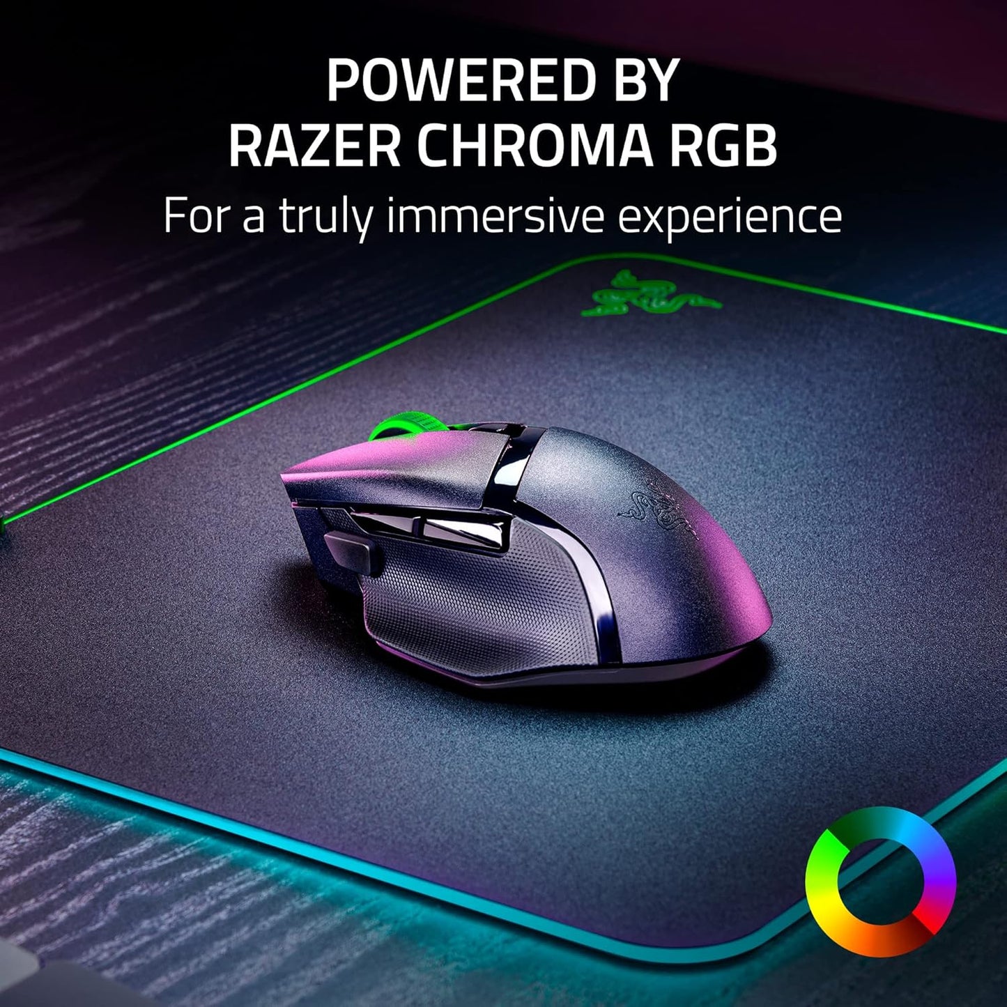 Razer RZ01-04870100-R3U1 Basilisk V3 X Hyperspeed Gaming Mouse - Wireless RGB