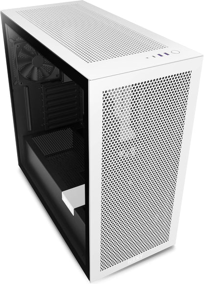 NZXT H7 Flow CM-H71FG-01 White/Black ATX Case