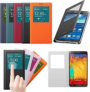Samsung EF-TN900BBESTA Galaxy Note 3 Wireless Charging S View Case - Black — main product image