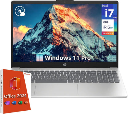 HP Business Laptop i7-1255U 15.6" FHD Touchscreen, Office 2024