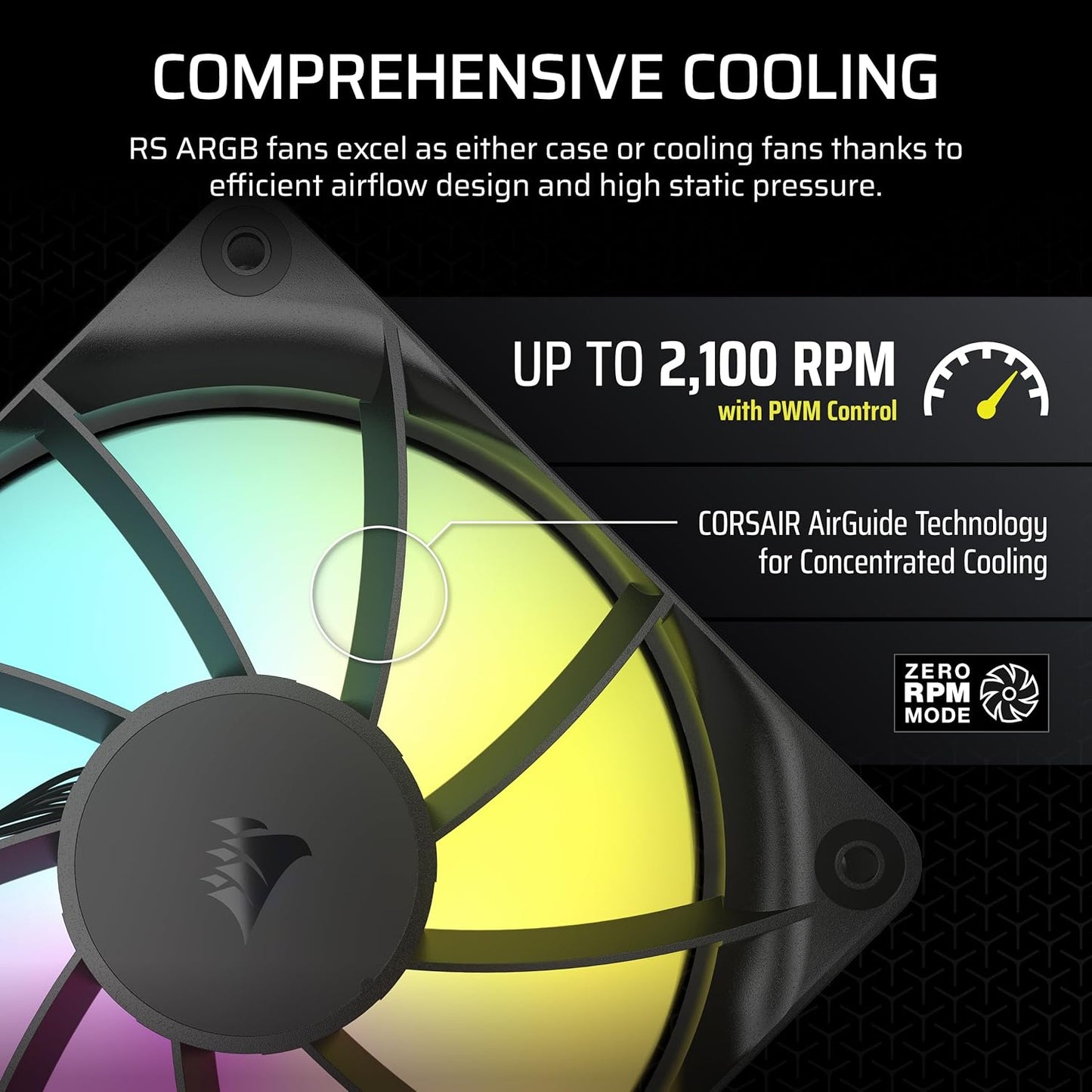 Corsair CO-9050180-WW RS120 ARGB PWM Fan