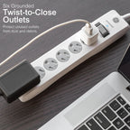 GE 67051 6-Outlet Surge Protector with 6ft Cord