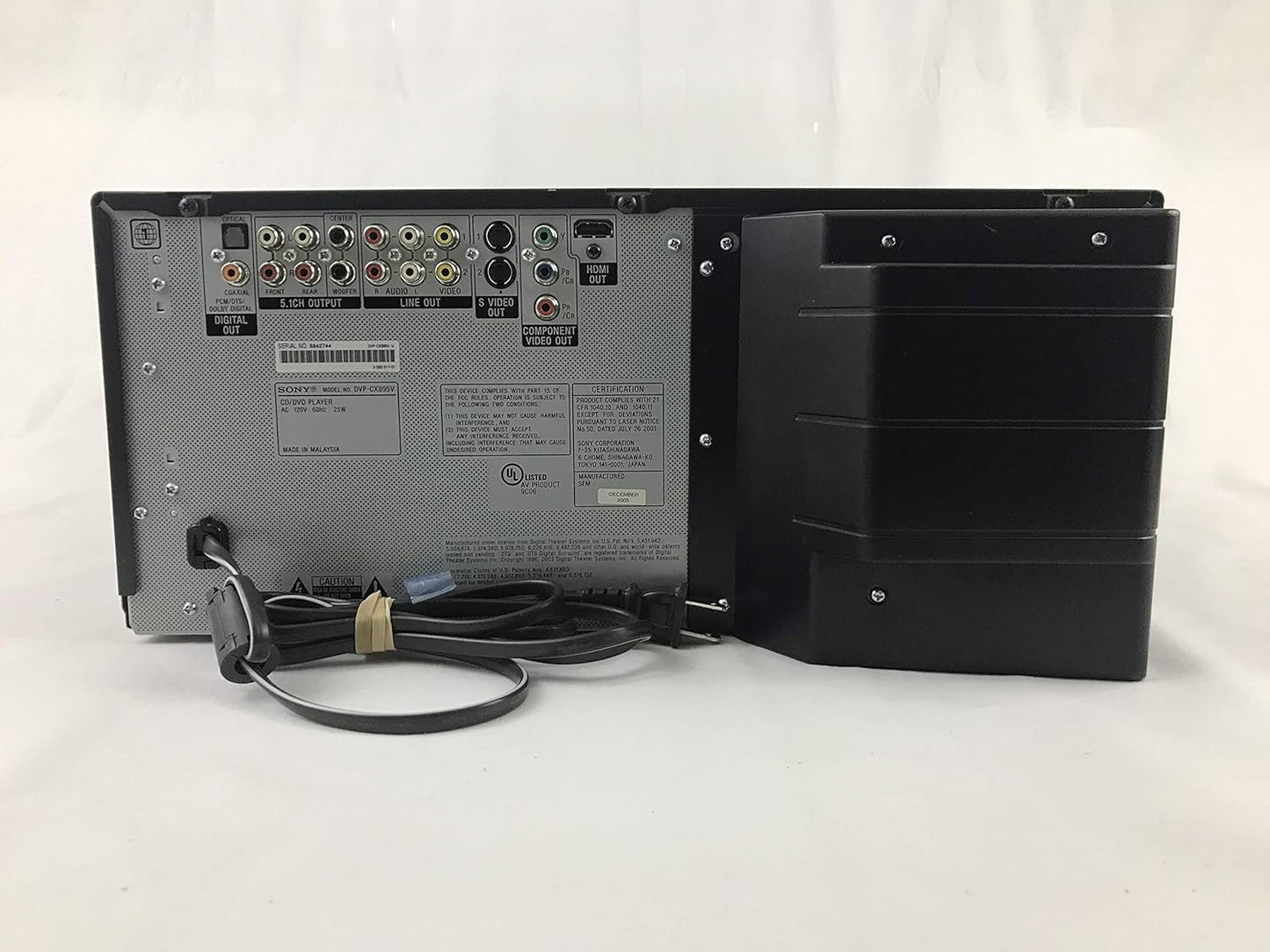 Sony DVPCX995V 400-Disc DVD Changer (Renewed)