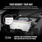 Corsair DOMINATOR TITANIUM RGB DDR5 64GB 6000MHz White