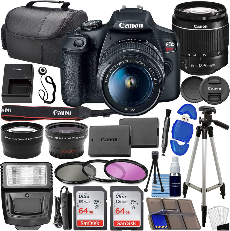Canon T6 K1 EOS Rebel T7 DSLR Camera Bundle — main product image