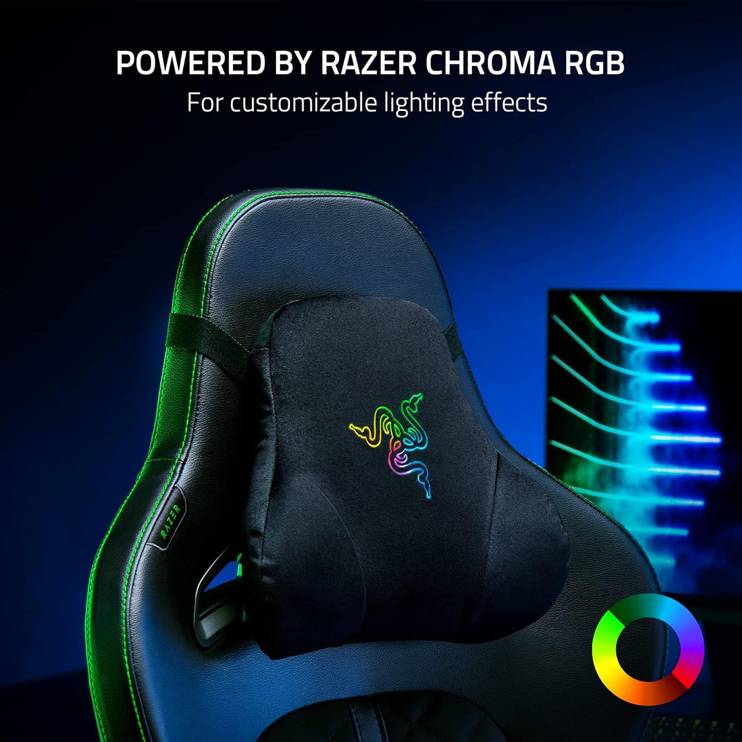 Razer RC81-03980100-R3M1 Chroma RGB Gaming Head Cushion