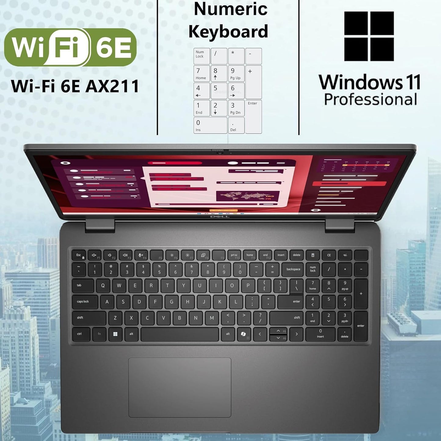 Dell 3550 Latitude 15.6" FHD i5 Business Laptop