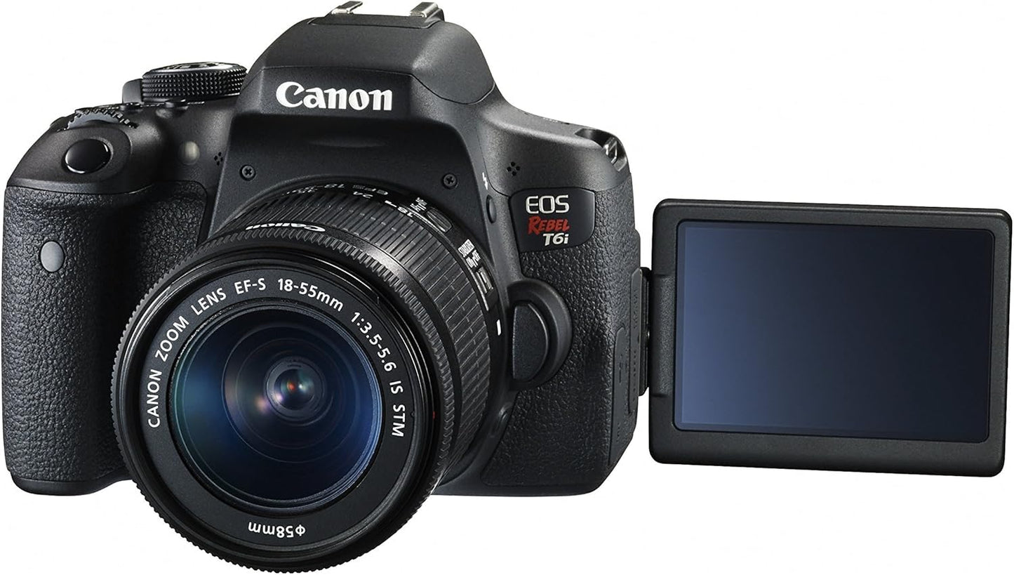 Canon 0591C003-cr EOS Rebel T6i DSLR Renewed