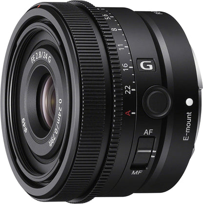 Sony FE SEL24F28G - 24mm F2.8 G Lens - Full-Frame Compact