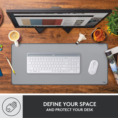 Logitech 956-000047 Desk Mat Studio Series Mid-Grey