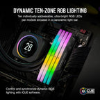 Corsair CMH32GX5M2B6000C30 Vengeance RGB 32GB DDR5 6000MHz RAM
