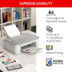 Canon 4977C022 PIXMA TS3520 Wireless All-in-One Printer (White)