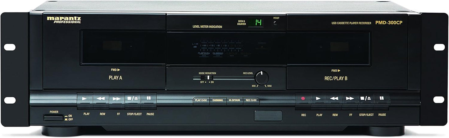 Marantz PMD-300CP Dual Cassette Recorder Player USB