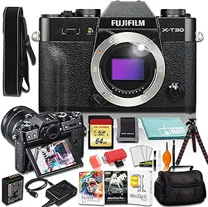 Fujifilm X-T30 Mirrorless Camera Body Black — main product image